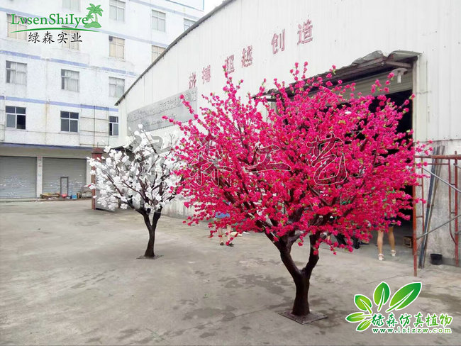 仿真桃花樹(shù)01